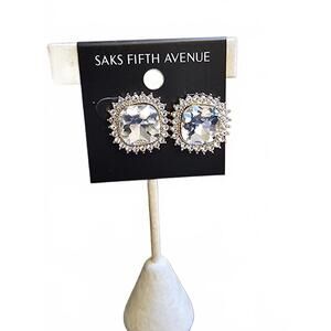 Saks Fifth Avenue Crystal Stud Earrings